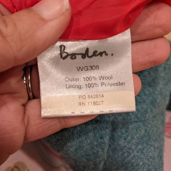 Boden teal wool skirt - Picture 4 of 5